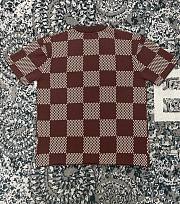 Bagsaaa Damier Graphic T-Shirt Brown - 4