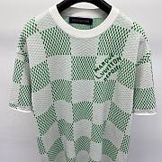 	 Bagsaaa Damier Graphic T-Shirt Green - 3