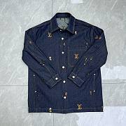 Bagsaaa Louis Vuitton Embroidered Denim Overshirt - 5