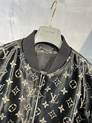 Bagsaaa Louis Vuitton Leather Black Monogram Jacket - 2