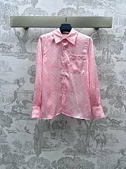 Bagsaaa Louis Vuitton Pink Monogram Silk Set  - 3