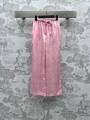 Bagsaaa Louis Vuitton Pink Monogram Silk Set  - 2