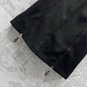 Bagsaaa Louis Vuitton Black With Belt Long Skirt - 4