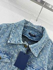 	 Bagsaaa Louis Vuitton Denim Jacket In Monogram Blue - 6