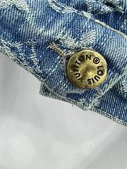 	 Bagsaaa Louis Vuitton Denim Jacket In Monogram Blue - 2