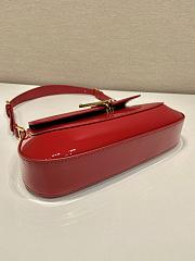 	 Bagsaaa Prada Cherry Red Patent Leather Shoulder Bag - 24*11*4cm - 2