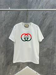 BAGSAAA GUCCI COTTON JERSEY PRINTED T-SHIRT - 4