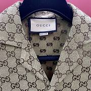 Bagsaaa Gucci GG linen-blend shirt - 6
