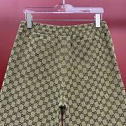 Bagsaaa Gucci GG linen-blend short - 2