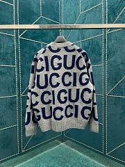 Bagsaaa Gucci Embroidered wool cardigan - 3