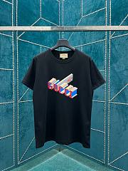 Bagsaaa Gucci 3D Black T-Shirt - 1