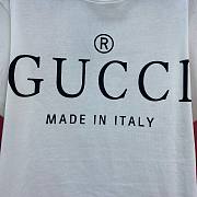 Bagsaaa Gucci Made In Italy White T-Shirt - 3