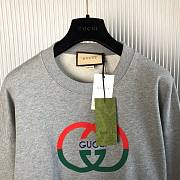 Bagsaaa Gucci Sweater with Interlocking G Grey - 6