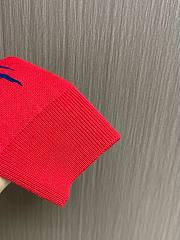Bagsaaa Gucci Red & Blue Monogram Wool Knit Sweater Medium - 6