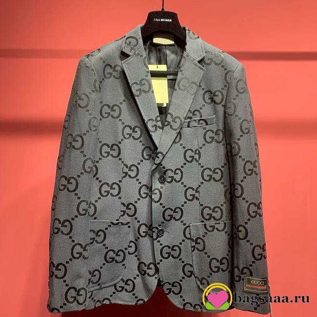 	 Bagsaaa Gucci Jumbo GG Beige Ebony Suit - 1