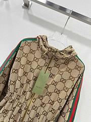 Bagsaaa Gucci Jumbo GG Zip-Up Dress - 3