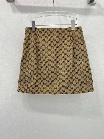 Bagsaaa Gucci GG Ebony Brown Skirt