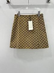 Bagsaaa Gucci GG Ebony Brown Skirt - 6