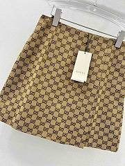 Bagsaaa Gucci GG Ebony Brown Skirt - 4