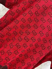 Bagsaaa Gucci GG knit wool top in red - 4