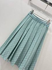 Bagsaaa Gucci Blue GG Enoby Long Skirt - 5