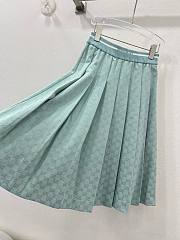 Bagsaaa Gucci Blue GG Enoby Long Skirt - 4