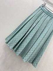 Bagsaaa Gucci Blue GG Enoby Long Skirt - 3