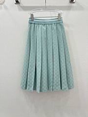 Bagsaaa Gucci Blue GG Enoby Long Skirt - 2