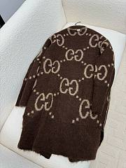 Bagsaaa Gucci GG Mohair Wool Long Cardigan In Beige - 2