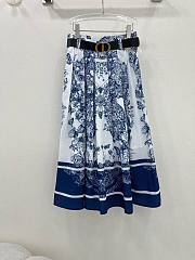 Bagsaaa Dior Blue Long Skirt - 1