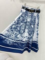 Bagsaaa Dior Blue Long Skirt - 6
