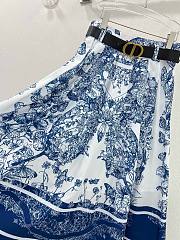 Bagsaaa Dior Blue Long Skirt - 2
