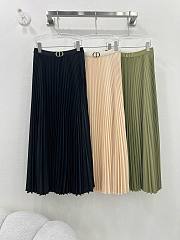 Bagsaaa Dior long pleat skirt - 1