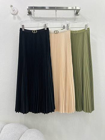 Bagsaaa Dior long pleat skirt