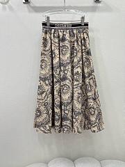 Bagsaaa Dior Long Skirt Toile de Jouy Soleil Pattern - 3