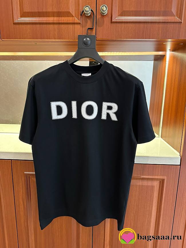 Bagsaaa Dior Black T-Shirt - 1