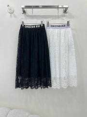 Bagsaaa Dior Lace Midi Skirt - 1