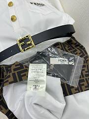 Bagsaaa Fendi Shirt Belt Dress FF Pattern  - 4