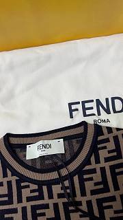 Bagsaaa Fendi Knitwear Pullover FF Motif Short Sleeves - 5