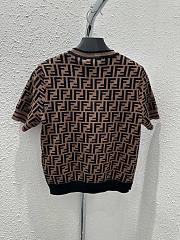 Bagsaaa Fendi Knitwear Pullover FF Motif Short Sleeves - 4