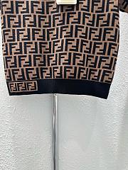 Bagsaaa Fendi Knitwear Pullover FF Motif Short Sleeves - 3