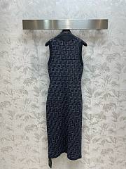 Bagsaaa Fendi Grey Sleeveless Dress - 4