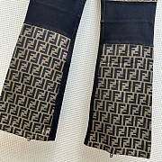 Bagsaa Fendi ski trousers canvas with a FF motif - 4