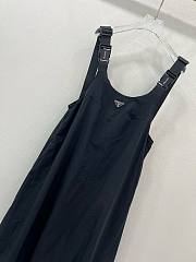 Bagsaaa Prada Black Gabardine Mini Dress  - 5