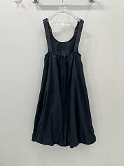 Bagsaaa Prada Black Gabardine Mini Dress  - 5