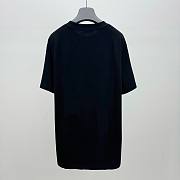 	 Bagsaaa Prada Triangle Logo Black T-Shirt 02 - 6