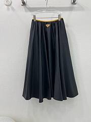 Bagsaaa Prada Pleat Black Skirt - 1