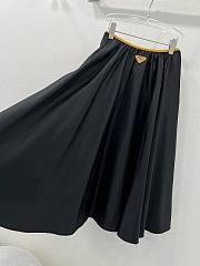 Bagsaaa Prada Pleat Black Skirt - 6