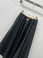 Bagsaaa Prada Pleat Black Skirt - 5