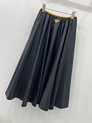 Bagsaaa Prada Pleat Black Skirt - 4